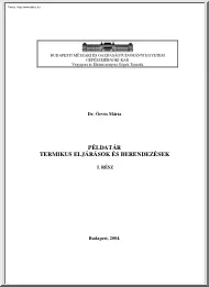 Dr. Örvös Mária - Termikus