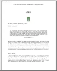 Abdullah bin Hamid Ali - Islam and Turning the Other Cheek