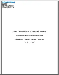 Barnes-Brake-Perry - Digital Voting with the use of Blockchain Technology