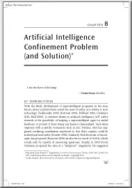 Artificial Intelligence Confinement Problem and Solution
