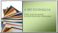 A test egyensúlya