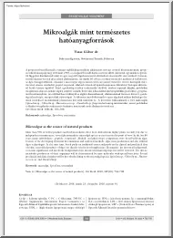 dr. Vasas Gábor - Mikroalgák mint természetes hatóanyagforrások