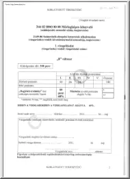 Mérlegképes könyvelő szakvizsga