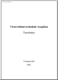 Vírusvédelmi technikák vizsgálata