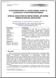 Gyógypedagógia a lovaglásban, avagy
