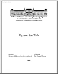 Kromesch Sándor - Egyszerűen Web