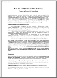 Kis- és középvállalkozások külső