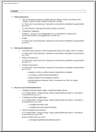 Kommunikációelmélet összefoglaló