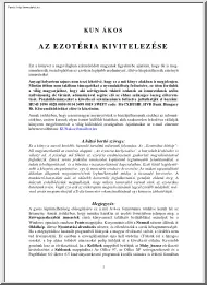 Kun Ákos - Az ezotéria kivitelezése
