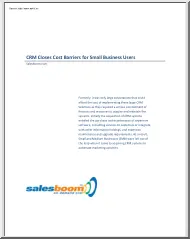 CRM closes cost barriers for small business users