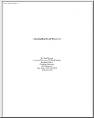 Sheri Berman - Understanding Social Democracy