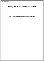 PostgreSQL 8.1.0 Reference Manual