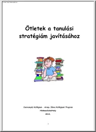 Kotogán Róbert - Ötletek a tanulási