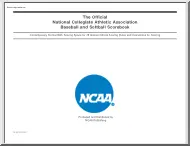 Baseball and Softball Scorebook