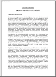 Benjamin R. Tucker - Államszocializmus és anarchizmus
