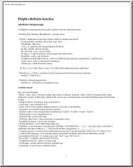 Szűcs Tamás - A Delphi adatbázis-kezelése