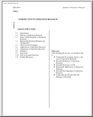 Introduction to Operations Research