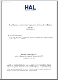 Mathieu David - BASE Jump et