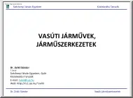 Dr. Zvikli Sándor - Vasúti járművek, járműszerkezetek