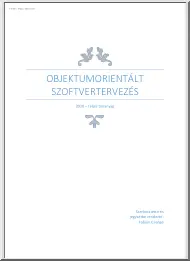 Fábián Csenge - Objektumorientált