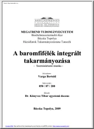 Varga Bertold - A baromfifélék