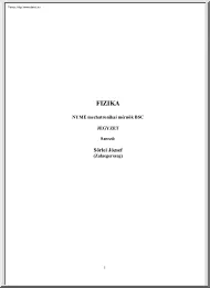 Sörlei József - Fizika jegyzet