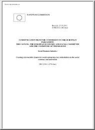 Communication from the commission to the european parliament, The council, The european economic and social committee