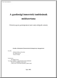 Hollóné-Kádek - A gazdasági