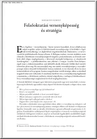 Bakonyi Károly - Felsőoktatási versenyképesség és stratégia
