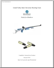 Cameron Zwart - Grand Valley State University Shooting Team, Guide for Members