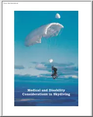 Medical and Disability Consideration in Skydiving