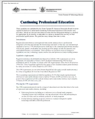 Continuing Professional Education