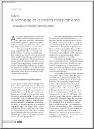 Buda Béla - A házasság és a család