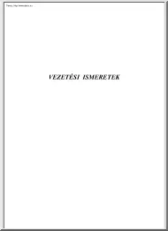 Vezetési ismeretek tételek, 2000