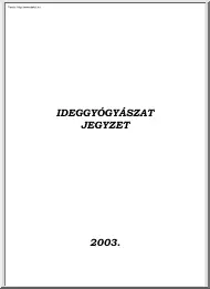 Ideggyógyászat (neurológia) jegyzet