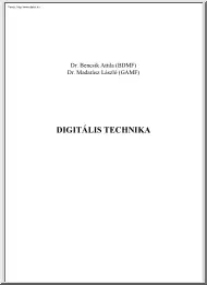 Bencsik-Madarász - Digitális technika