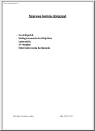 Szerves kémia dolgozat