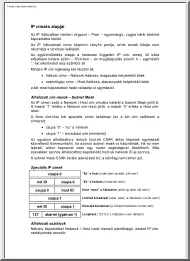Az IP-címzés alapjai