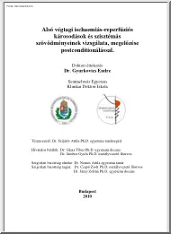 Dr. Gyurkovics Endre - Alsó végtagi