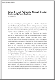 Amina Wadud - Islam Beyond Patriarchy Through Gender Inclusive Quranic Analysis