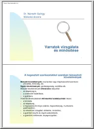 Dr. Németh György - Varratok