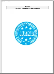 WAKO elméleti ismeretek övvizsgához