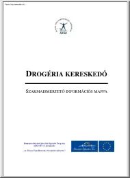 Drogéria kereskedő, szakmaismertető információs mappa