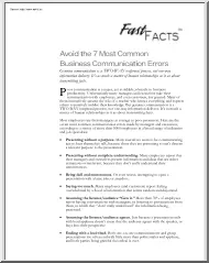 Avoid the 7 most common business communication errors