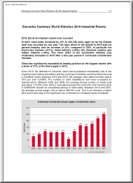 Executive Summary World Robotics 2016 Industrial Robots