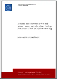 Laura Martin De Azcarate - Muscle contributions to body mass center acceleration during the first stance of sprint running