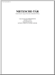 Kőszegi Lajos - Nietsche tár