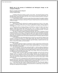 Cynarski-Obodynski - Martial Arts in the Process of Institutional and Ideological Change on the Example of Aikijutsu