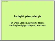Dr. Endre László - Parlagfű, pénz
