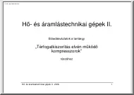 Hő- és áramlástechnikai gépek II